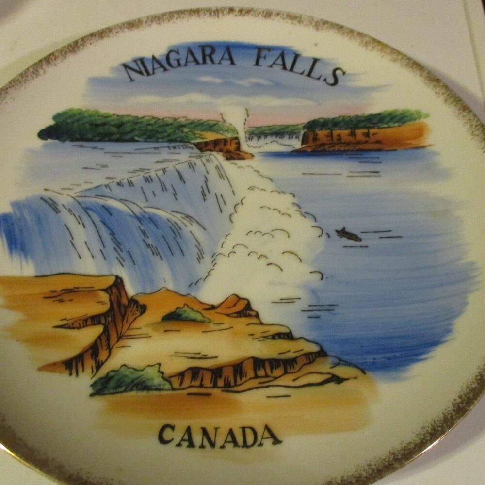 Vintage Niagara Falls 10 1/2" Plate